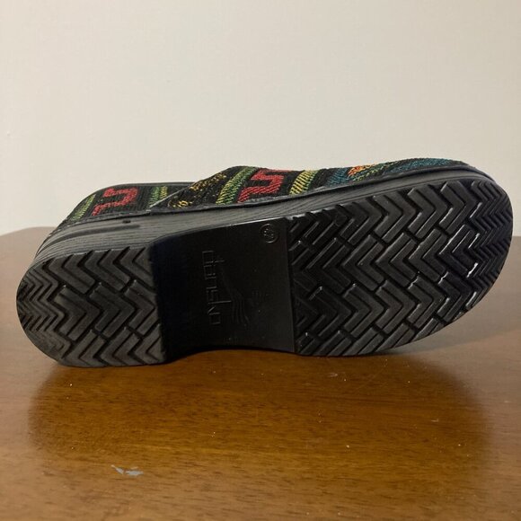 Dansko Clogs Womens 42/10.5 Mens 9.5 Multicolor Geometric Pattern Italy - Picture 14 of 14